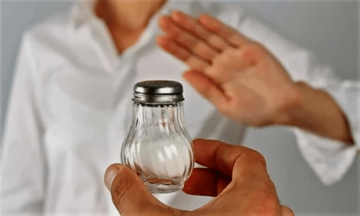 Salt withdrawal of nutritional weight loss