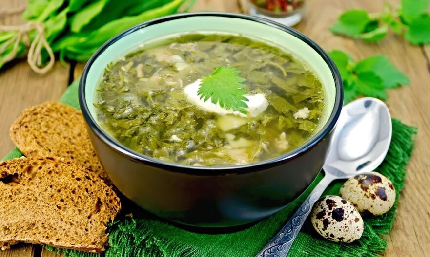 green soup for lazy food