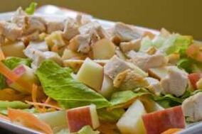 salad with apples and chicken for the treatment of diabetes