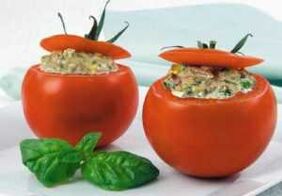 stuffed tomatoes for the treatment of diabetes